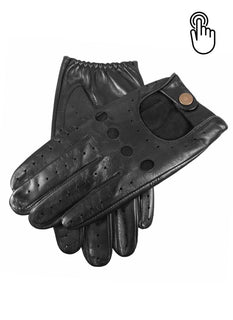 womens driving gloves black