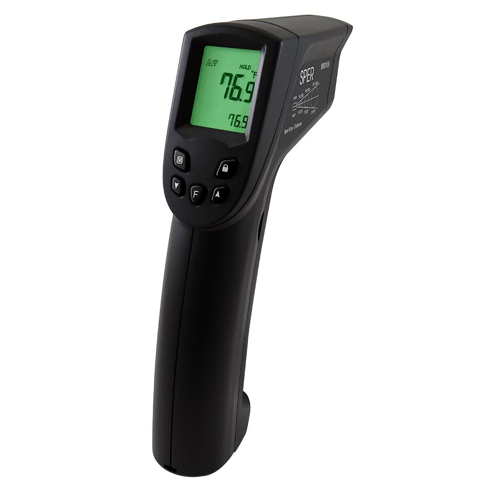 Vleien Uitsluiting Verzorger Advanced Infrared Thermometer Gun with Alarm 12:1 / 1400ºF – Sper  Scientific Direct