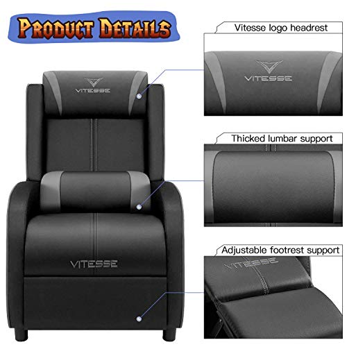 Vitesse Gaming Kids Sofa Recliner,Youth Children PU Leather Armchair