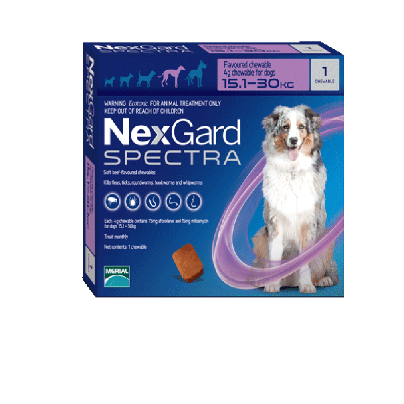 Nexgard Spectra for Large Dogs (15.1-30kg) – VetEnt
