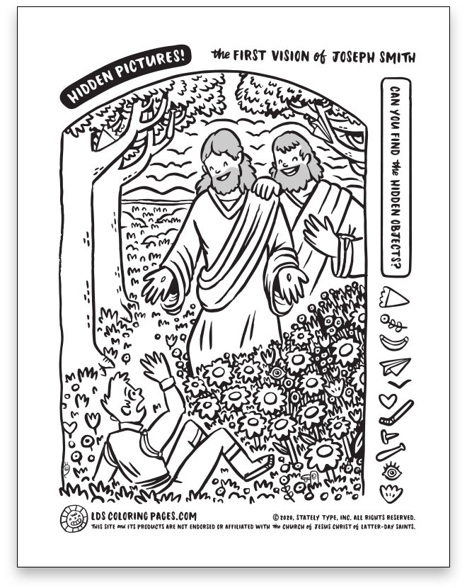 General Conference Coloring Pages - April 2020 – LDS Coloring Pages