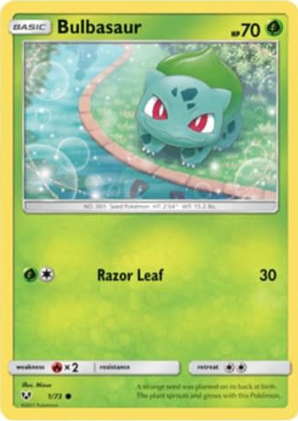 Bulbasaur - Pokémon TCG - Grass Type