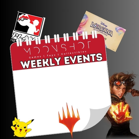 Moonshot Games Weekly Events