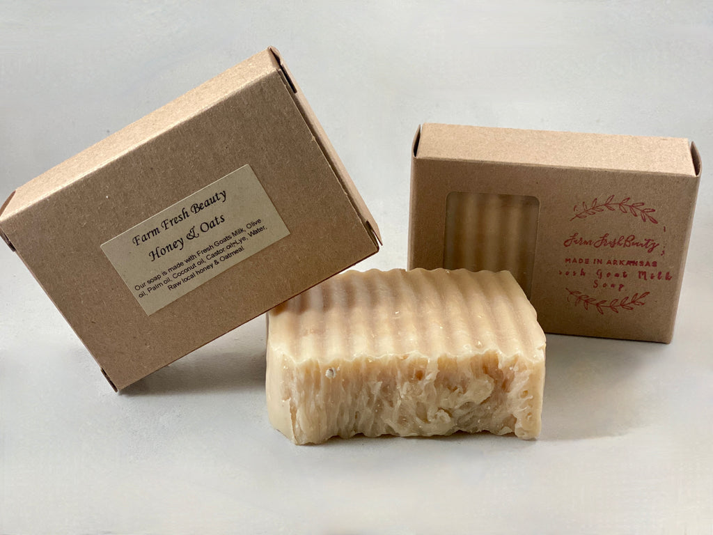 Buy Oats & Honey Goat Milk Soap Unscented - Coconut & Palm Oil