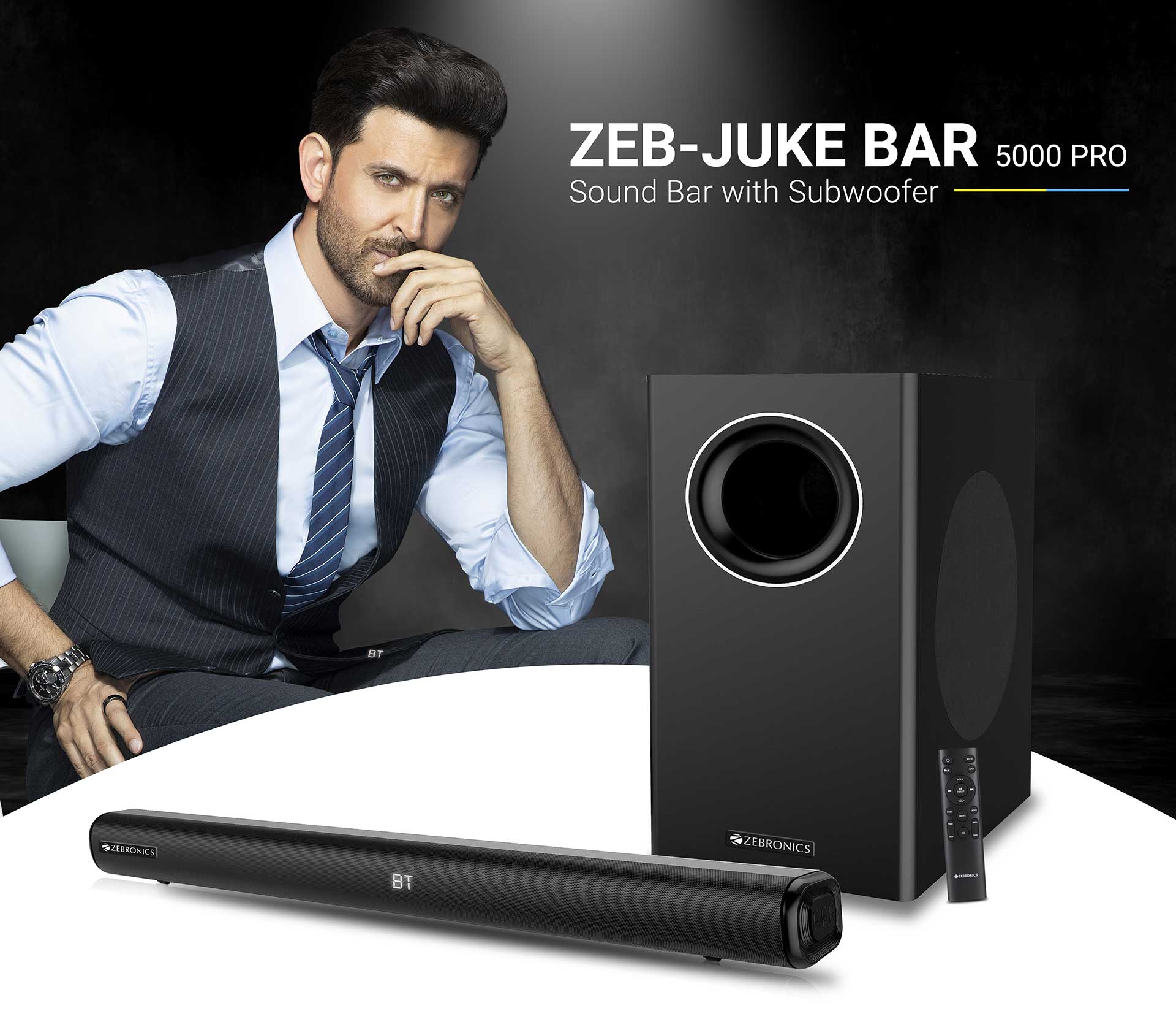 kleding scherm Draaien ZEB-Juke Bar 5000 Pro Soundbar With Subwoofer – Zebronics