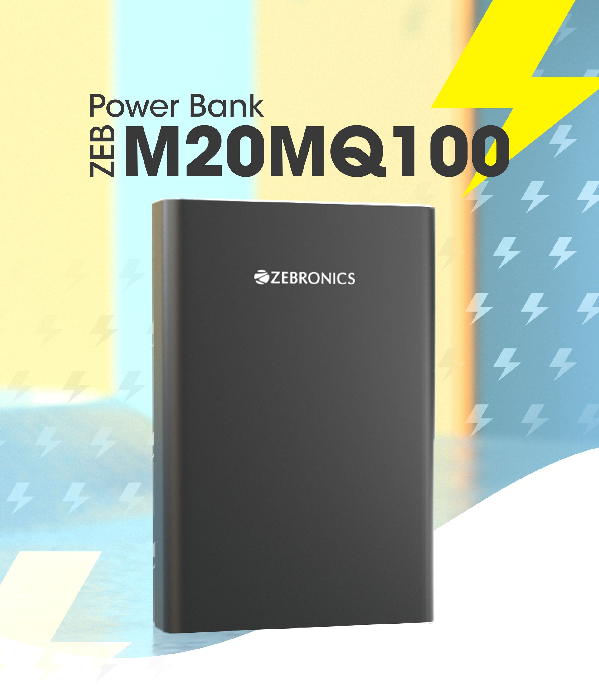 Zebronics Zeb-M20MQ100 20000mAh Power Bank