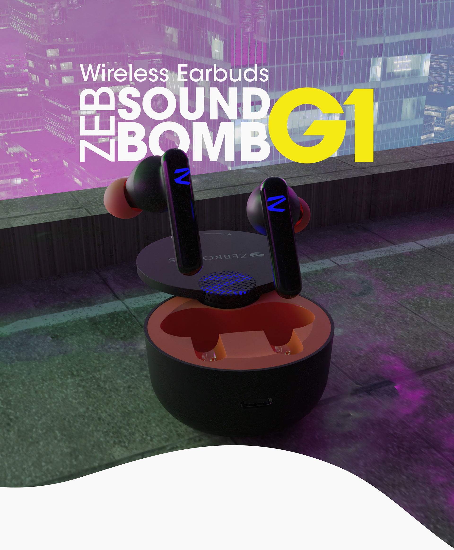 Zebronics Sound Bomb G1 Gaming Bluetooth True Earbuds