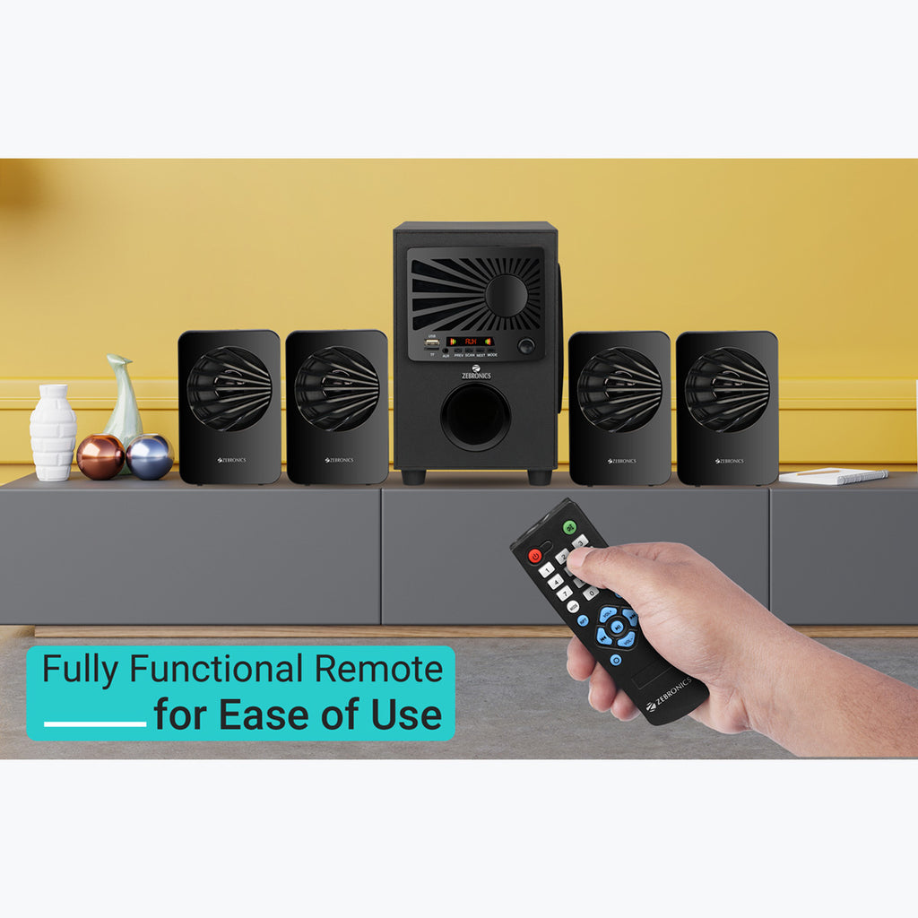 zebronics 4.1 home theater remote control