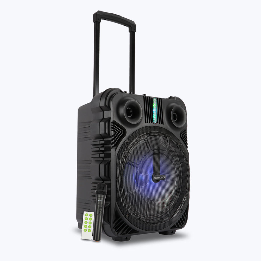 trolley dj speaker zebronics