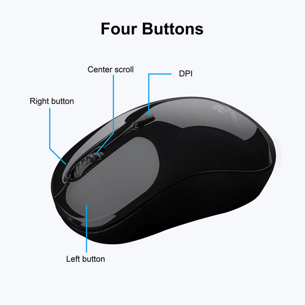 zebronics wireless mouse on off switch