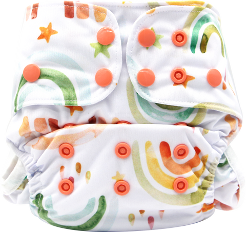 rainbow reusable swim nappy