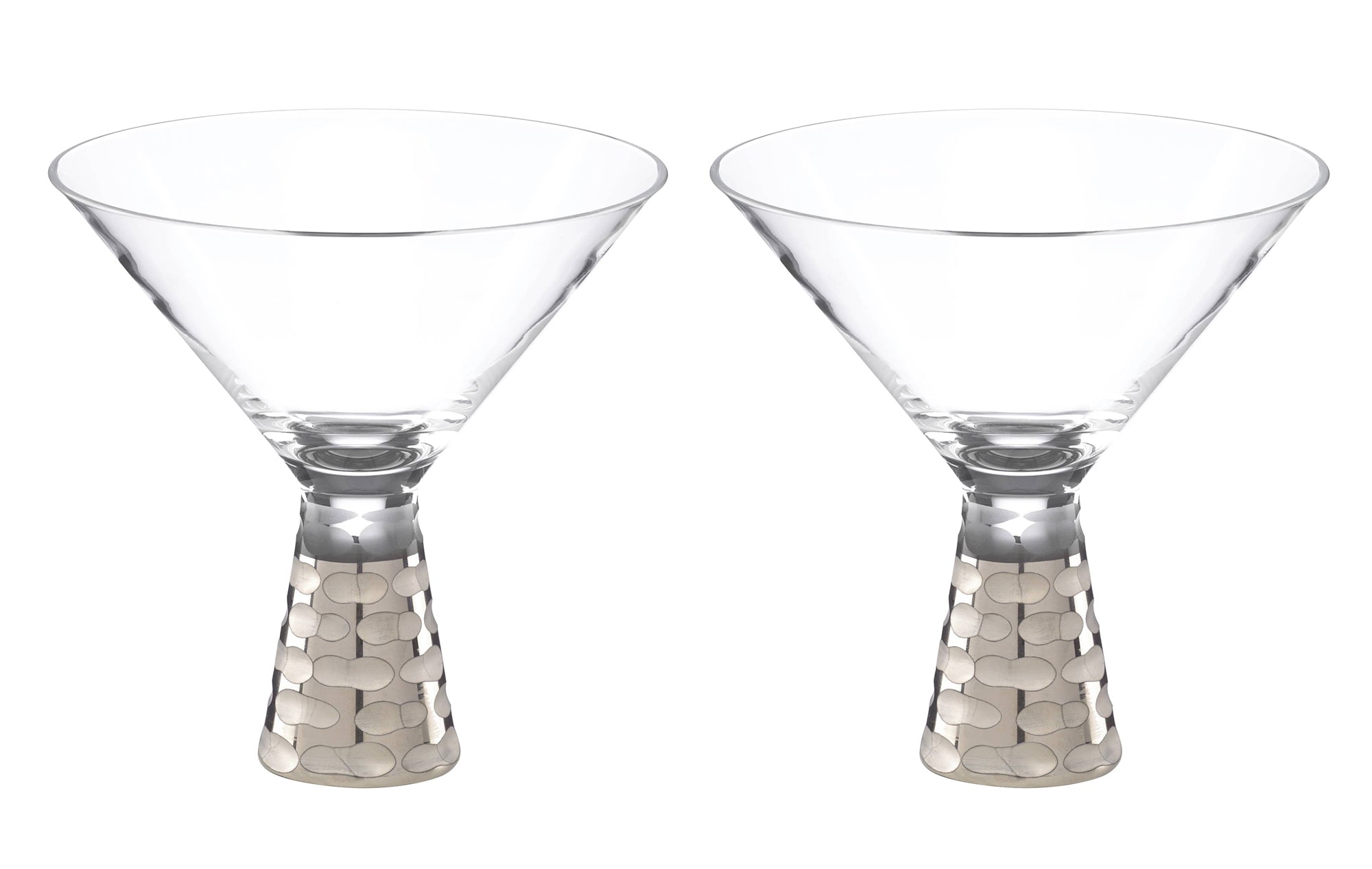 Michael Wainwright Berkshire Martini Glass, Set of 2 - Clear