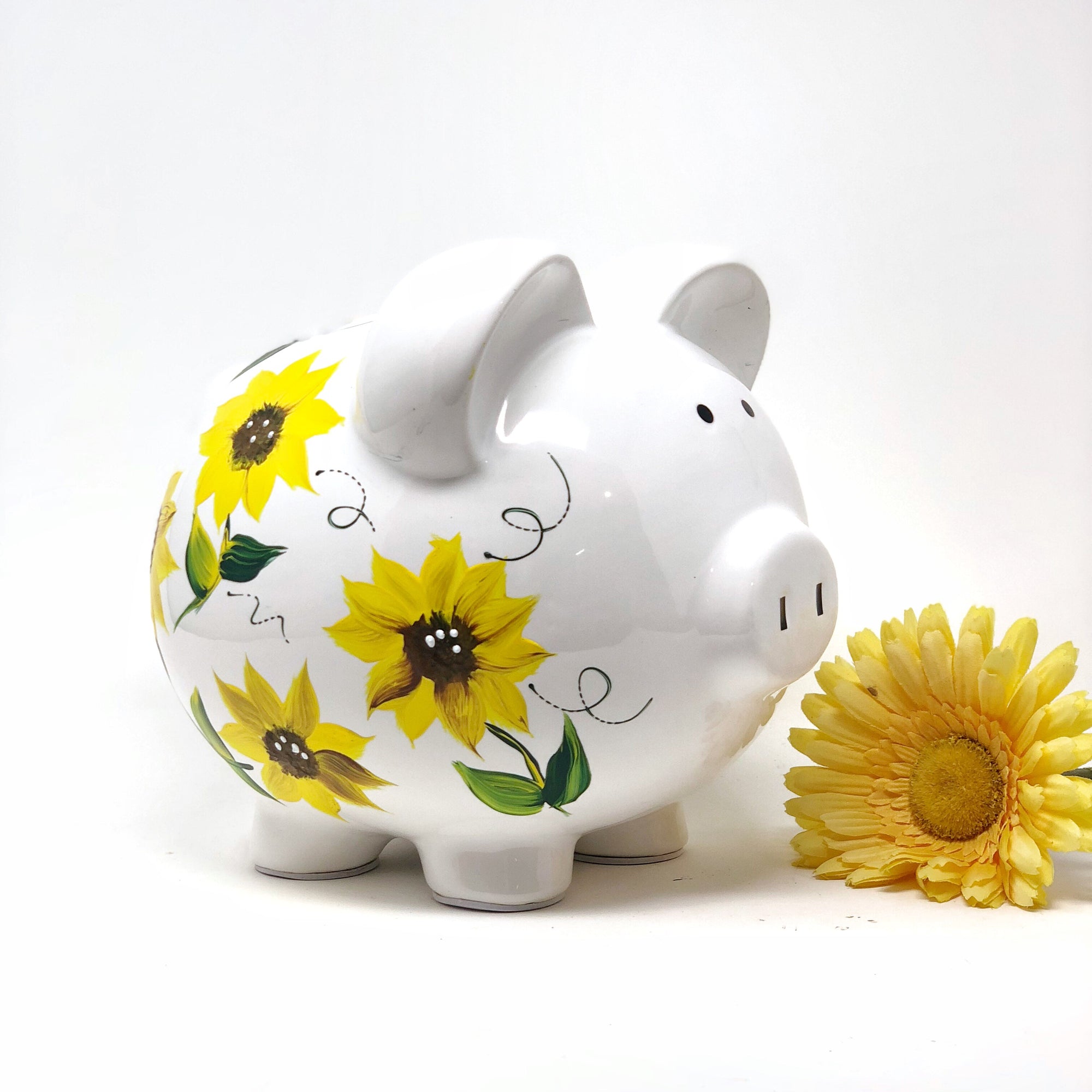 hand painted piggy banks