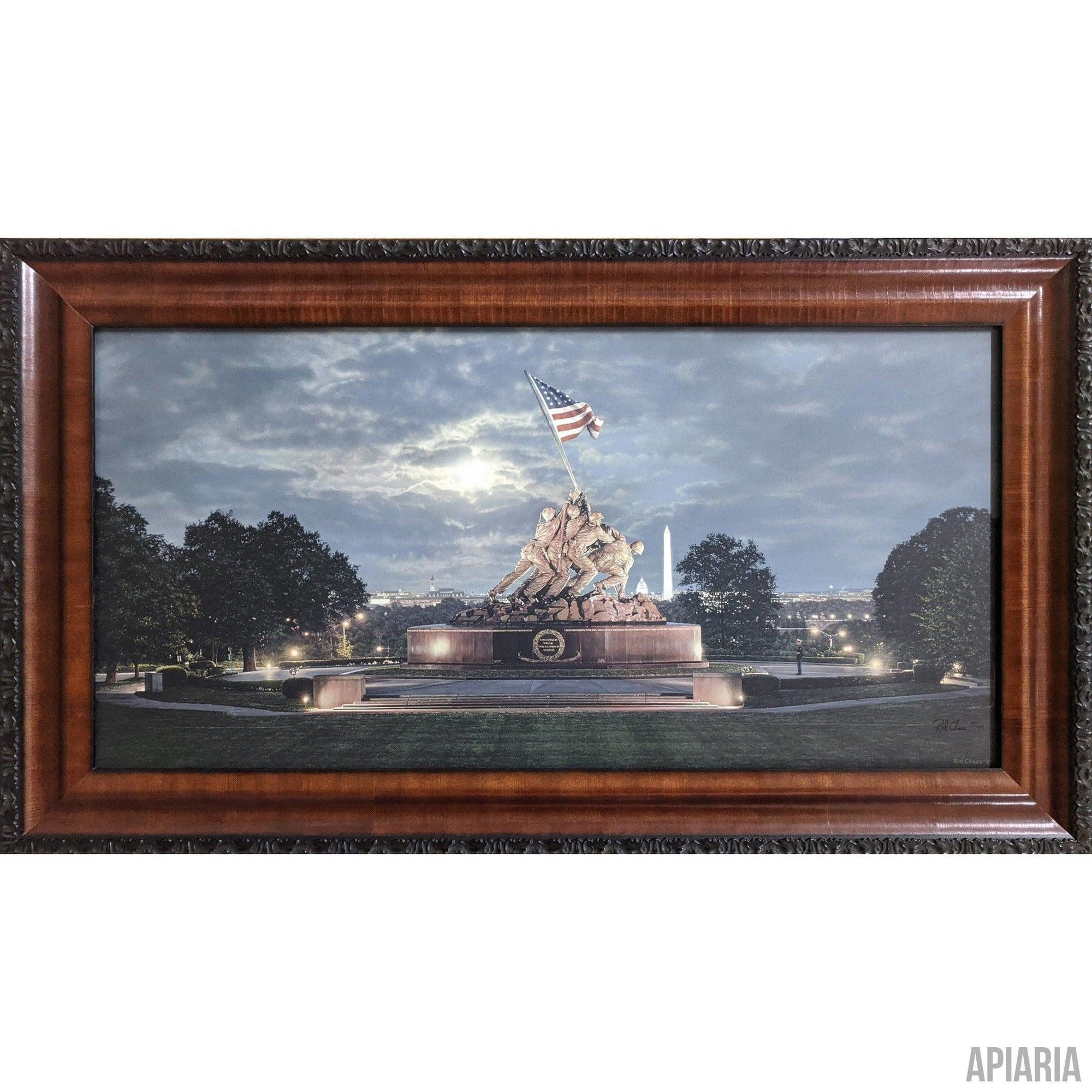Rod Chase "Uncommon Valor"-Framed Art-Apiaria