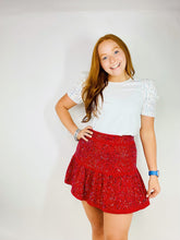 Queen of Sparkles Red Rhinestone Skirt