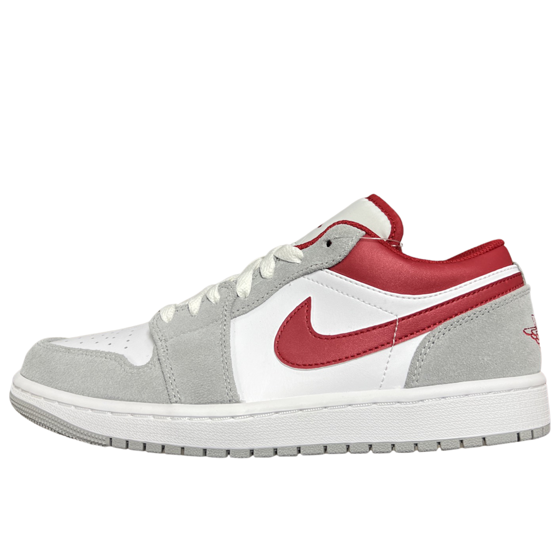 Nike Air Jordan 1 Low SE Light Smoke Grey Gym Red – ChillyKicks