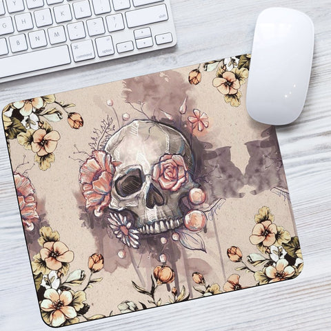 Skull Flowers Mouse Pad SK-MP-00T1