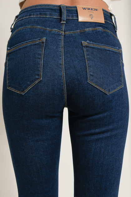 WREN Jeans Push-Up In Dark Denim – Wren Clothing