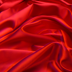 Red silk sheets