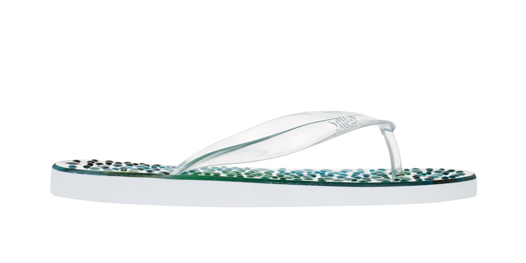 clear flip flops