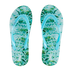 Aqua Flip Flops with Turqouise straps – flopZ