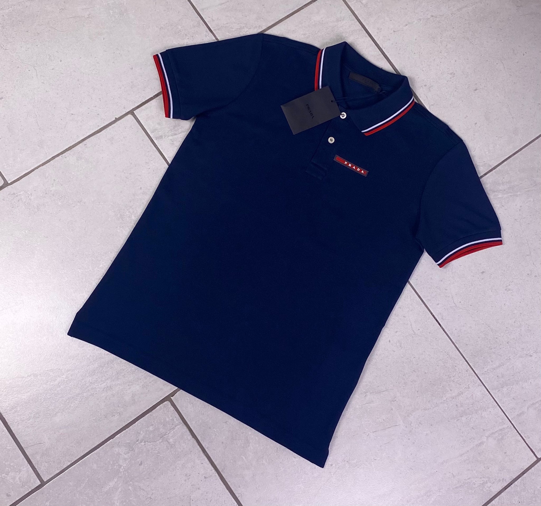 prada short sleeve polo