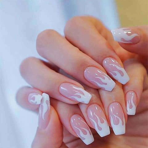 24 Pcs Pink Short Acrylic Nails And Ideas You Will Fall In Love With –  showbeautifulyou