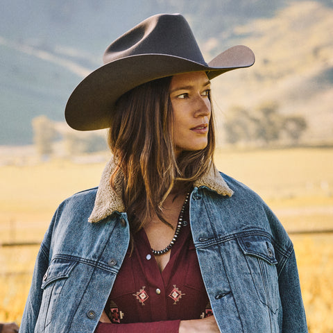 Yellowstone #1 Brown Felt Cowboy Hat 7