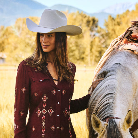 Casquette Hatteras Lifton beige/marron Stetson - Custom Legend