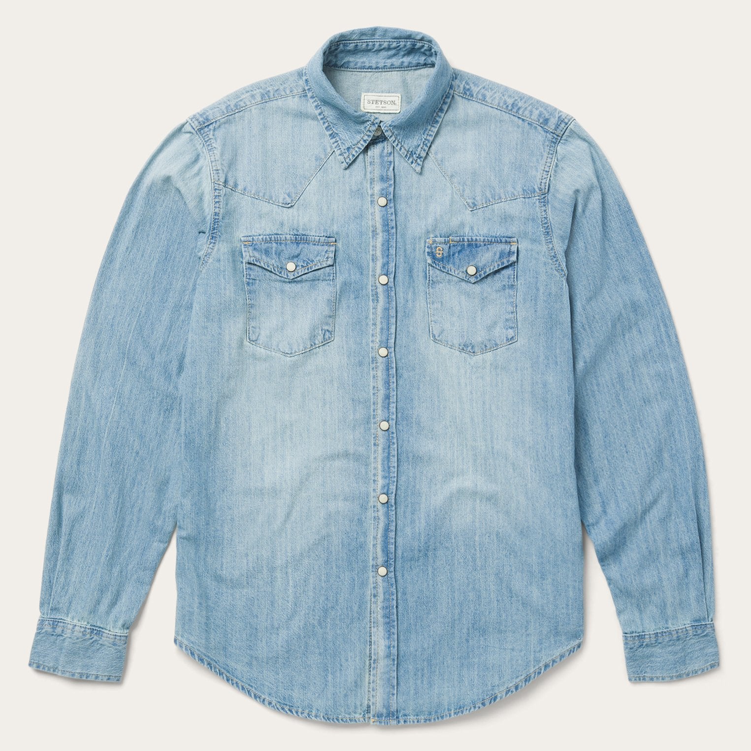 stetson denim shirt