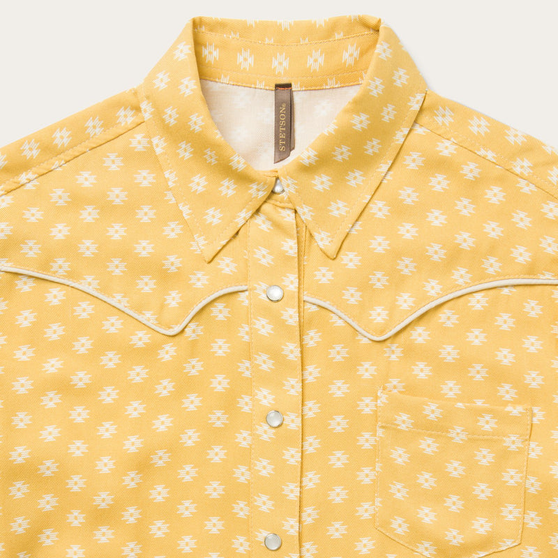 yellow aztec shirt