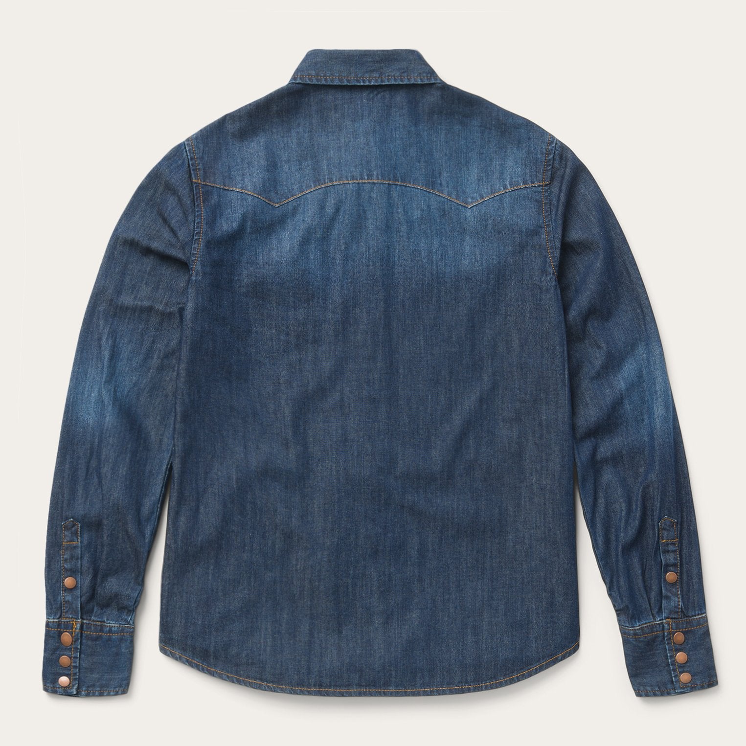 Dark Denim Snap Front Shirt | Stetson