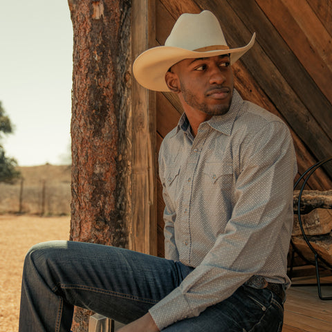 Stampede Patriotic Straw Cowboy Hat - The Banner