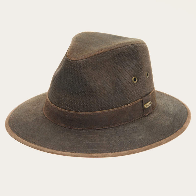 efficiënt Ontvangende machine Kelder Weathered Leather Safari Hat | Stetson