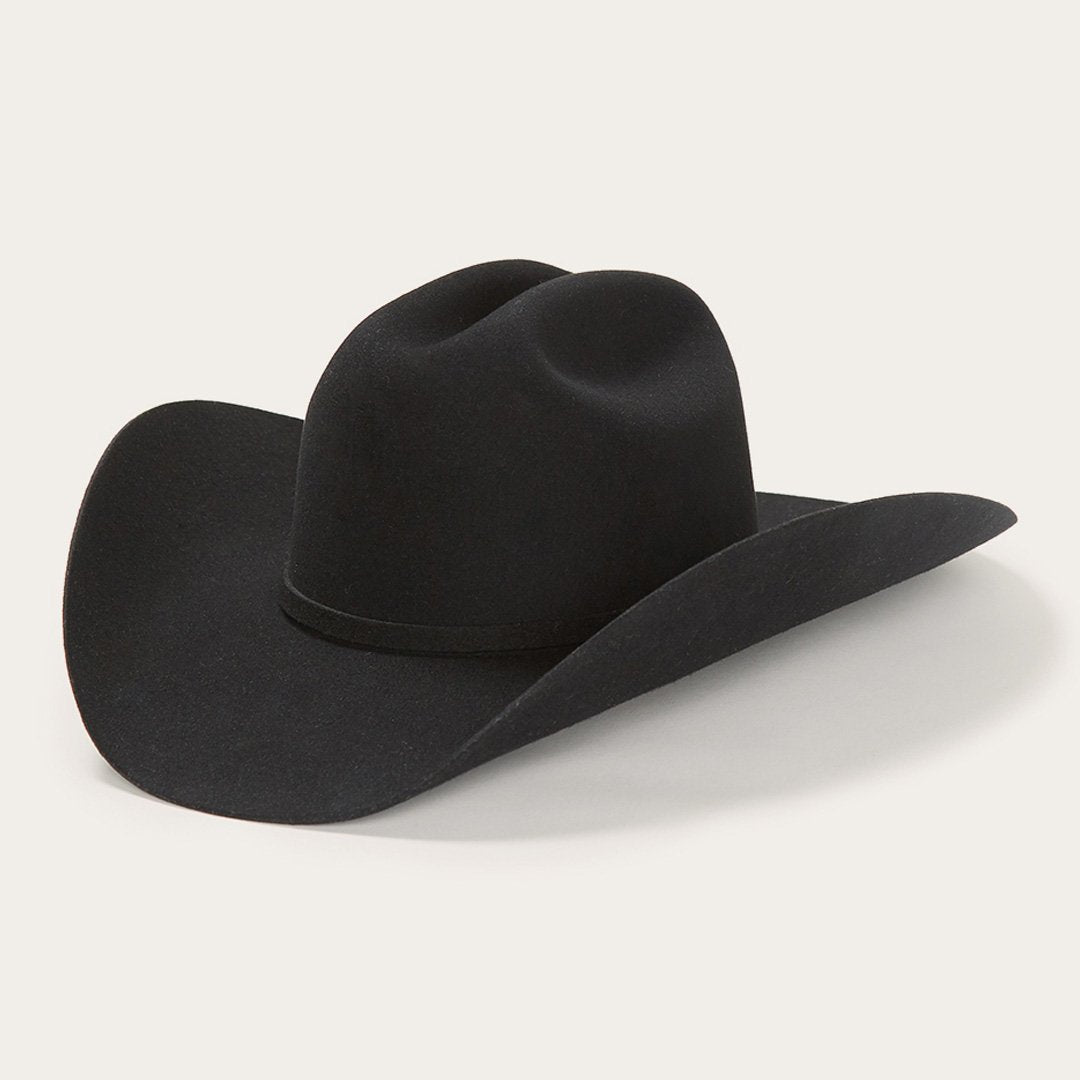 Black Cowboy Hat Front View