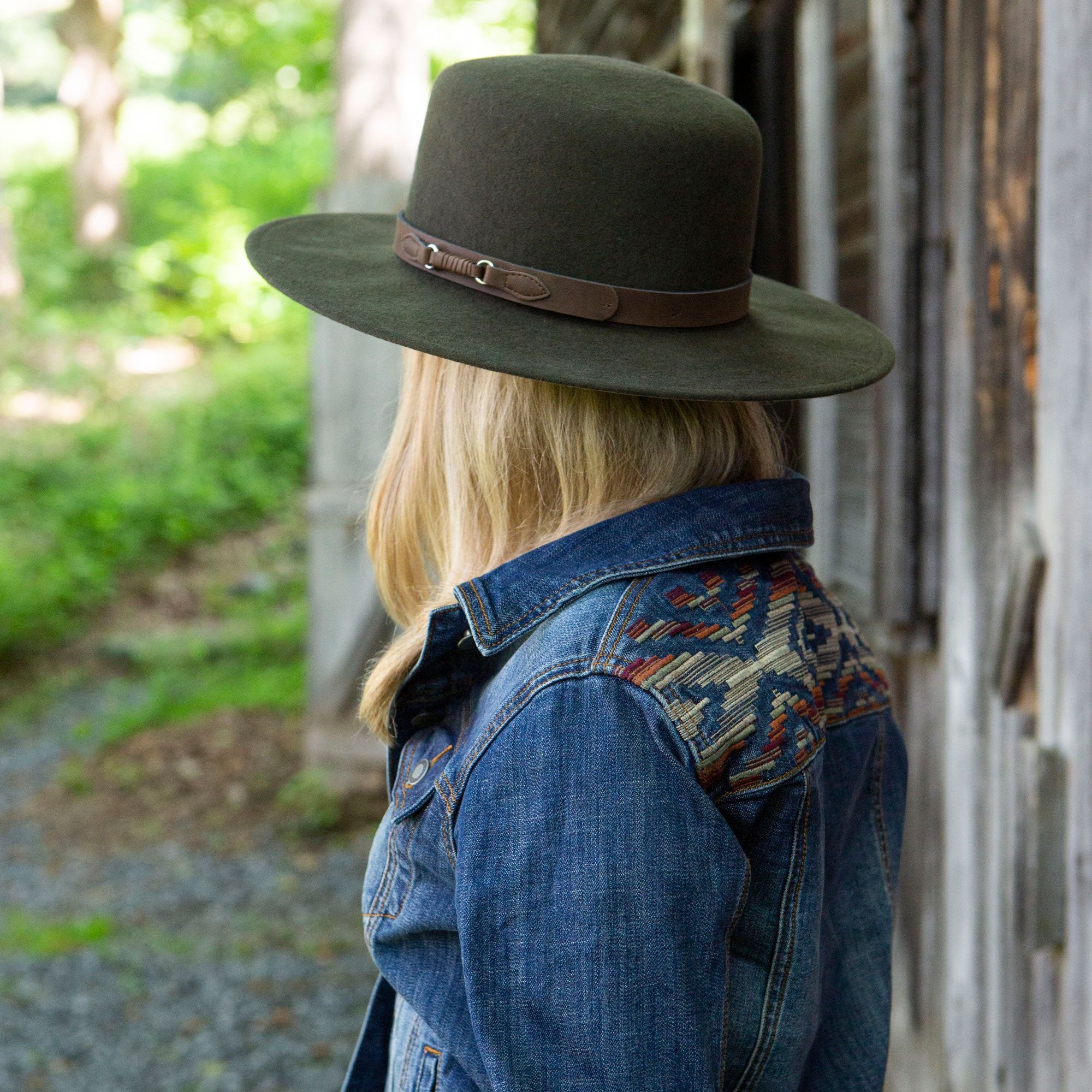 stetson hats flat brim