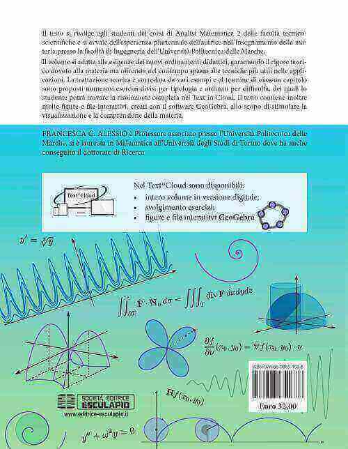 ALESSIO - Analisi Matematica 2. Teoria con esercizi svolti – Libreria  Esculapio