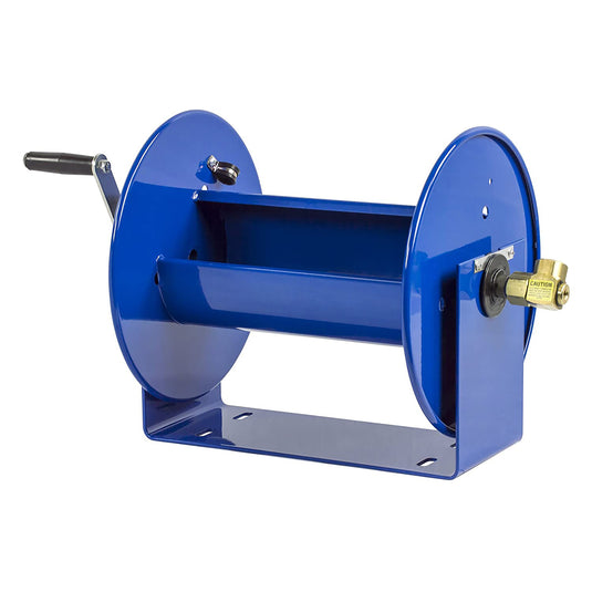 COXREELS XTM-LP-375 Extreme Duty Spring Rewind Air and Water Hose Reel, 3/8  x 75' Hose, XTM Series