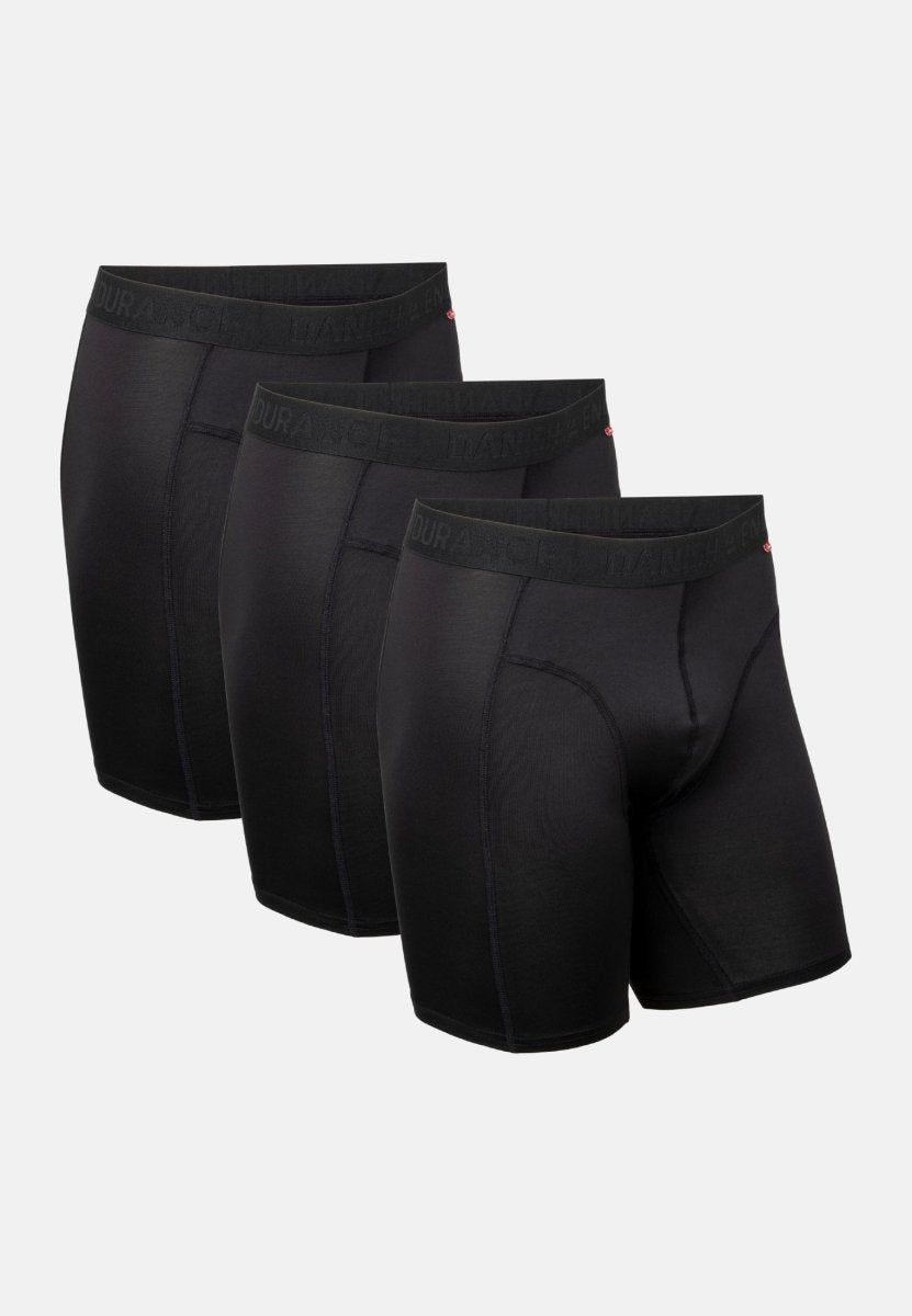 DANISH ENDURANCE 4-Pack Woven Boxer Shorts for Men, Loose Boxers