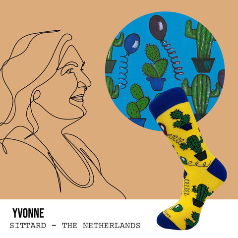 Yvone Cactus socks