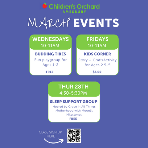 March Events Calendar