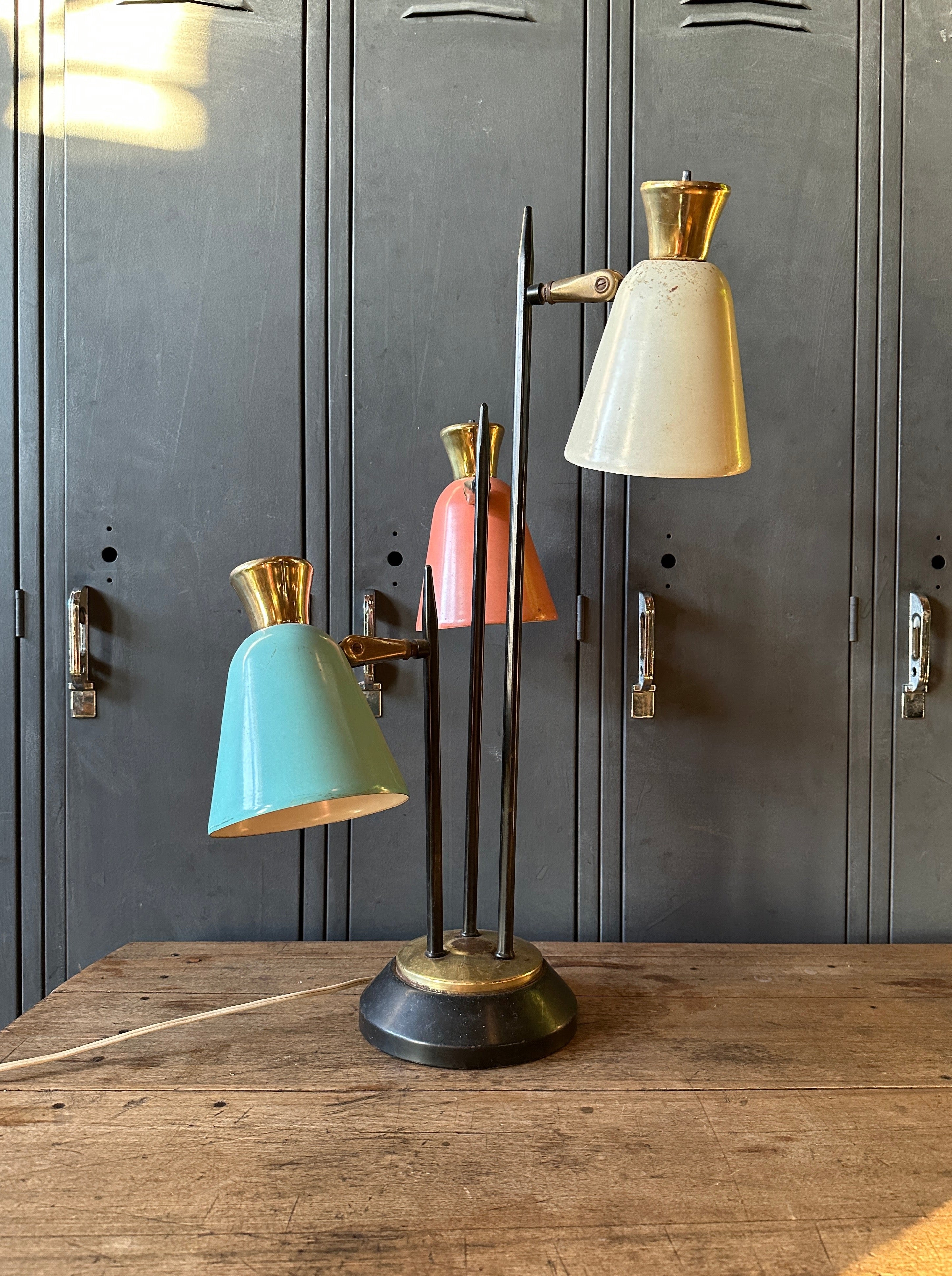 Mid-Century Three-Way Lamp, RIGHT