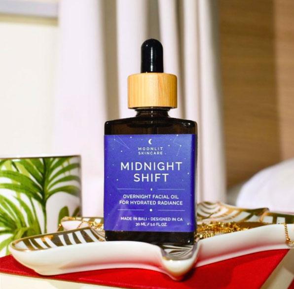 Moonlit Skincare Midnight Shift Overnight Facial Oil – $34