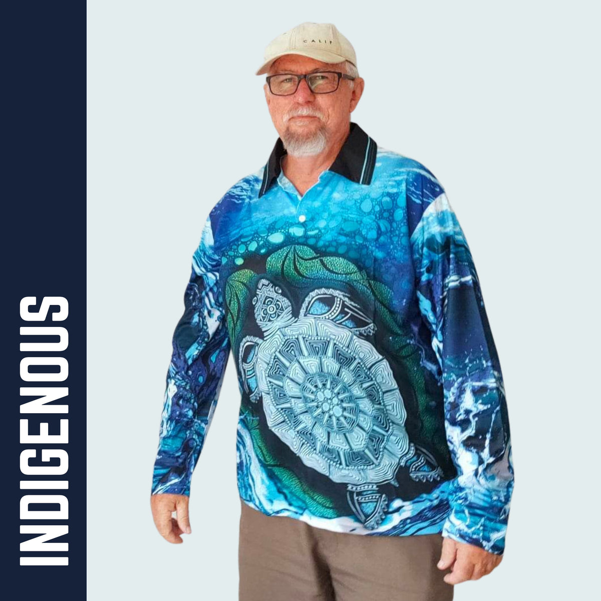 INDIGENOUS Fishing Shirt by LJMDesign