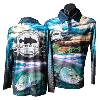 Metre Barramundi Fishing Shirt - With logo