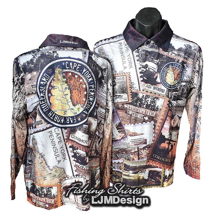 Cape York Sunset Adventure – Fishing Shirt by LJMDesign