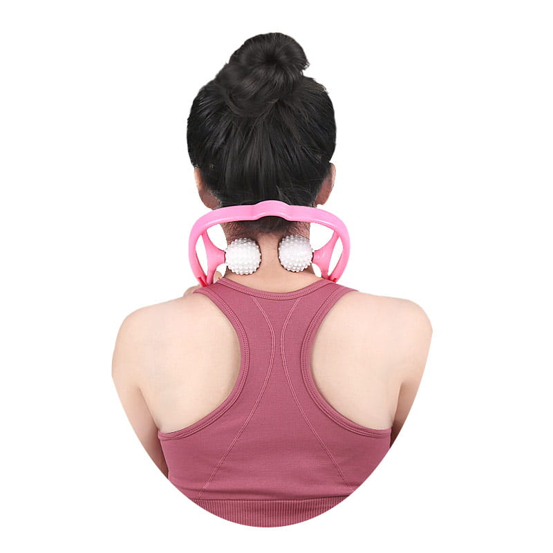 Dual Pressure Point Neck Massager, Neck and Shoulder Massage Tool