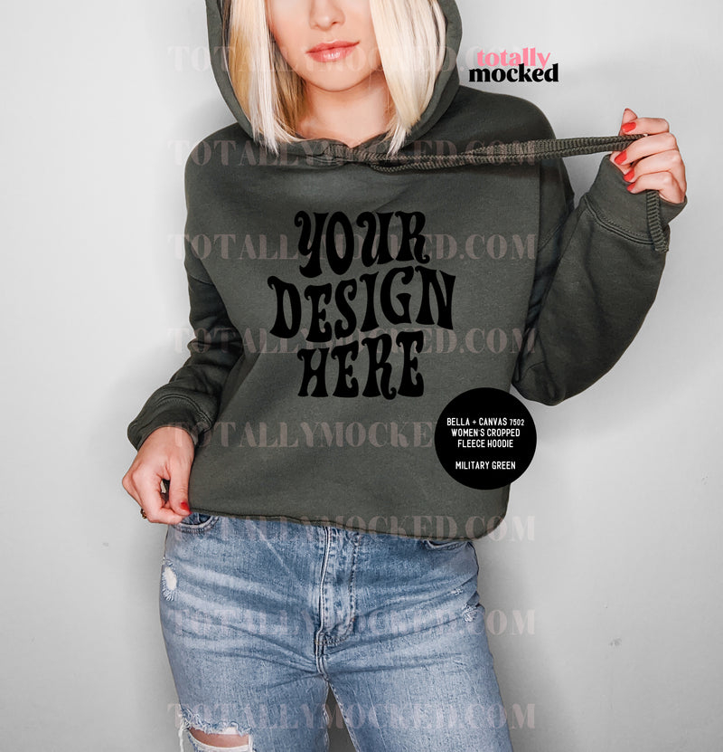 Download Cropped Hoodie Mockups Totallymocked