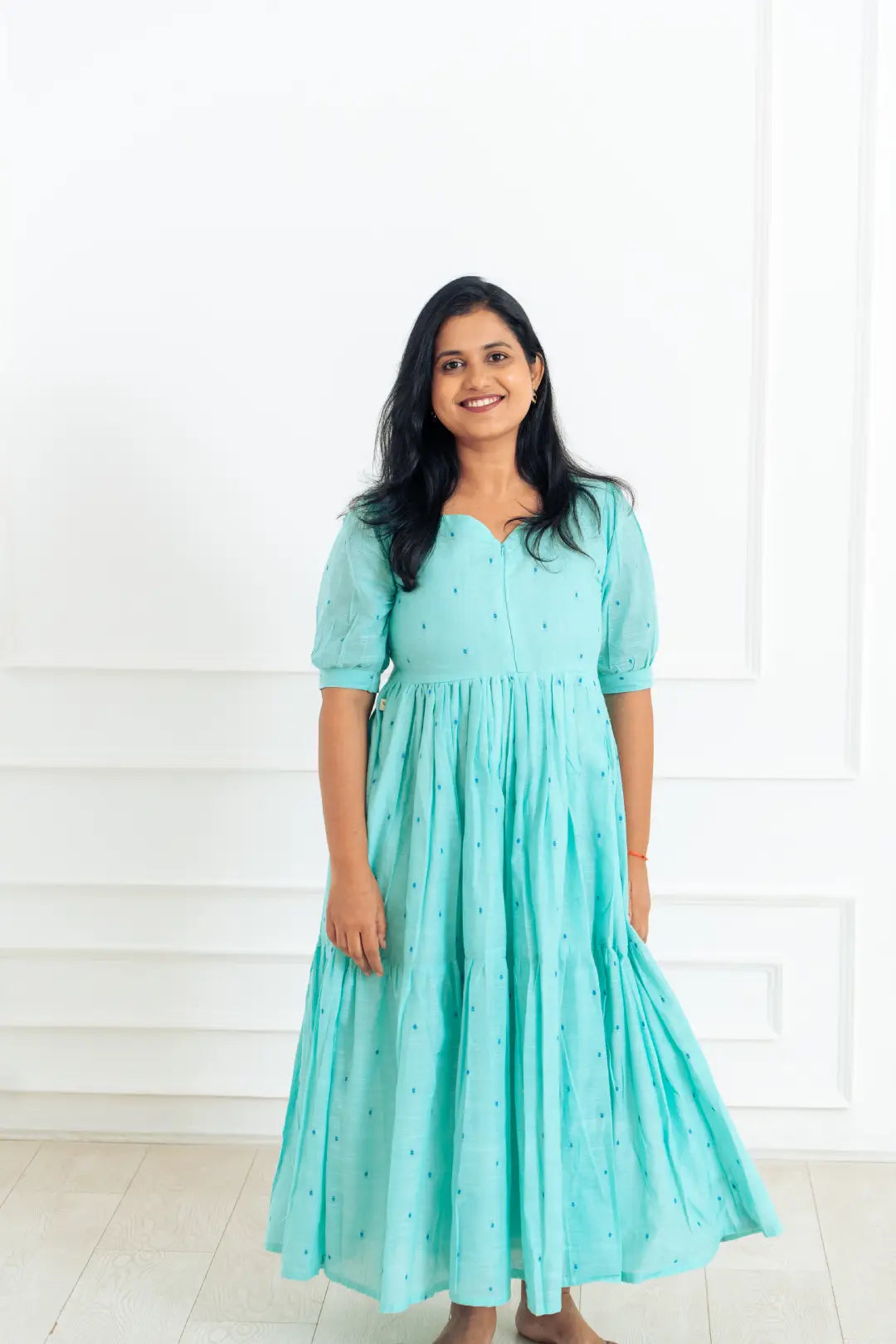 Product image for Turquoise Diamond Tier Feeding Dress