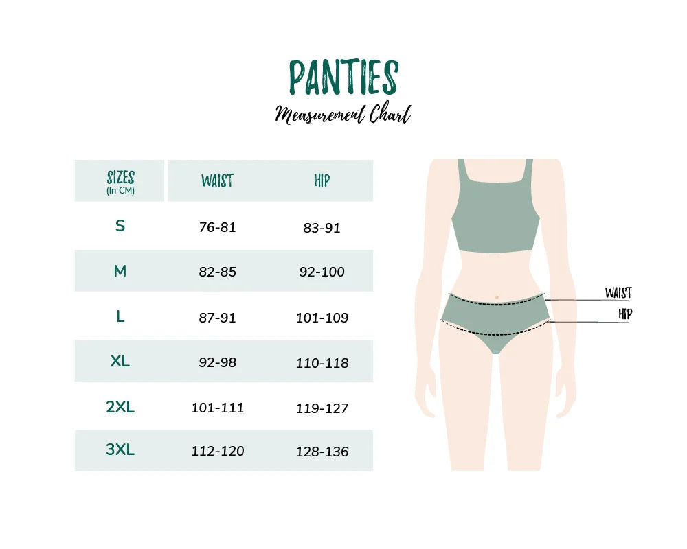 Organic Bamboo Invisible Seamless Panties